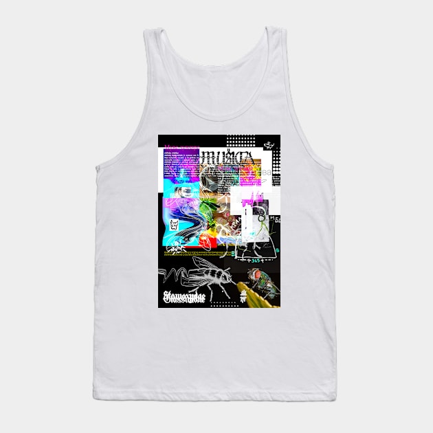 Glitch Fly Tank Top by Shtakorz